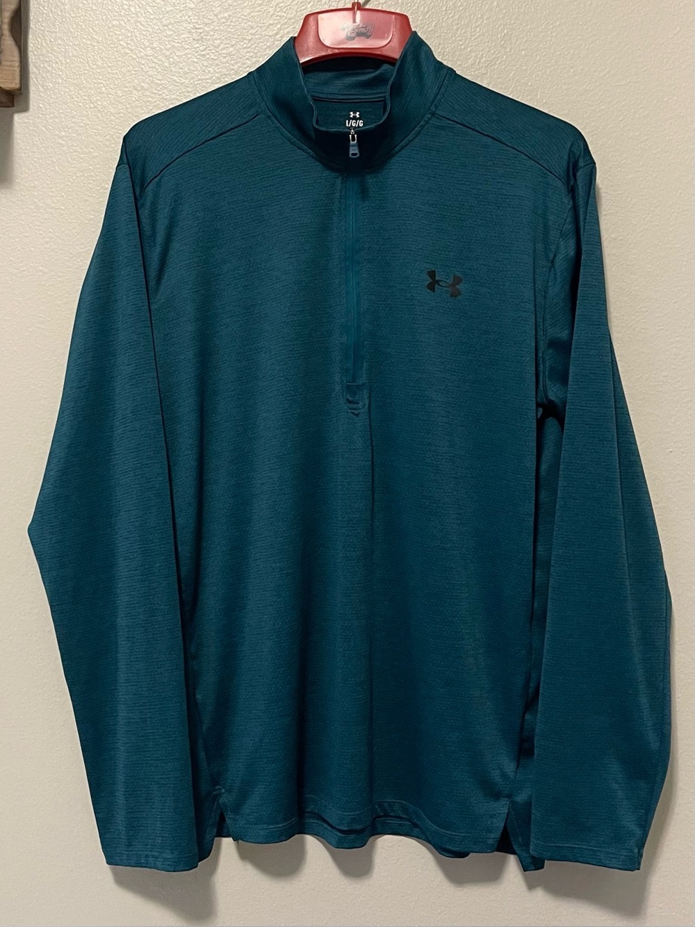 Under Armour Tech Vent LOOSE 1/2 Zip Pullover - Dark Teal Vent Panels - Large